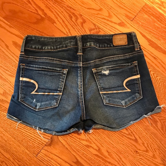 AEO CLASSIC DENIM MID RISE JEAN SHORTS - Picture 3 of 4